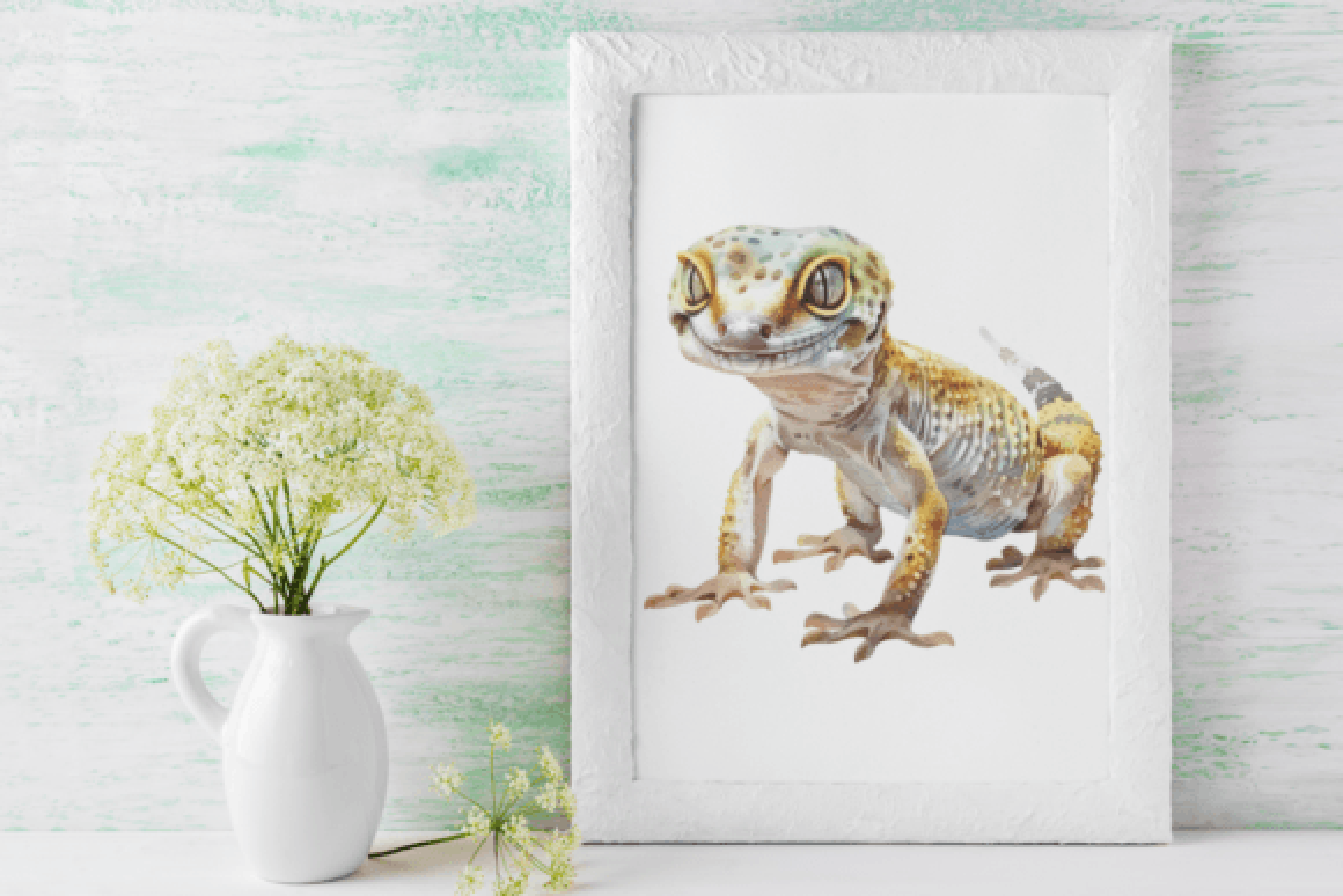 Vibrant Leopard Gecko Clipart Bundle