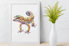 Vibrant Leopard Gecko Clipart Bundle - CraftNest - Digital Crafting and Art