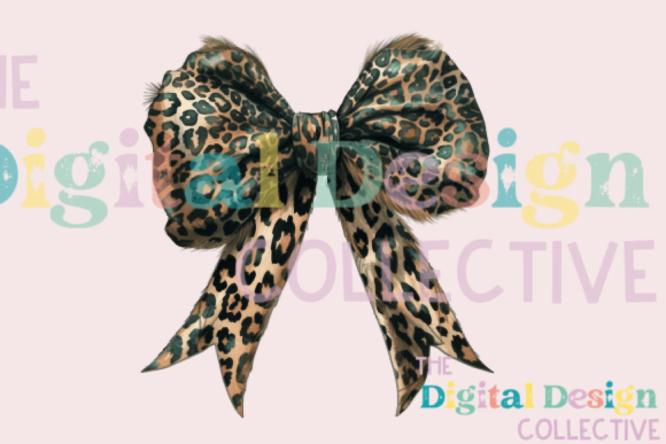 Leopard Turquoise Western Coquette Bow Clipart Bundle - CraftNest - Digital Crafting and Art