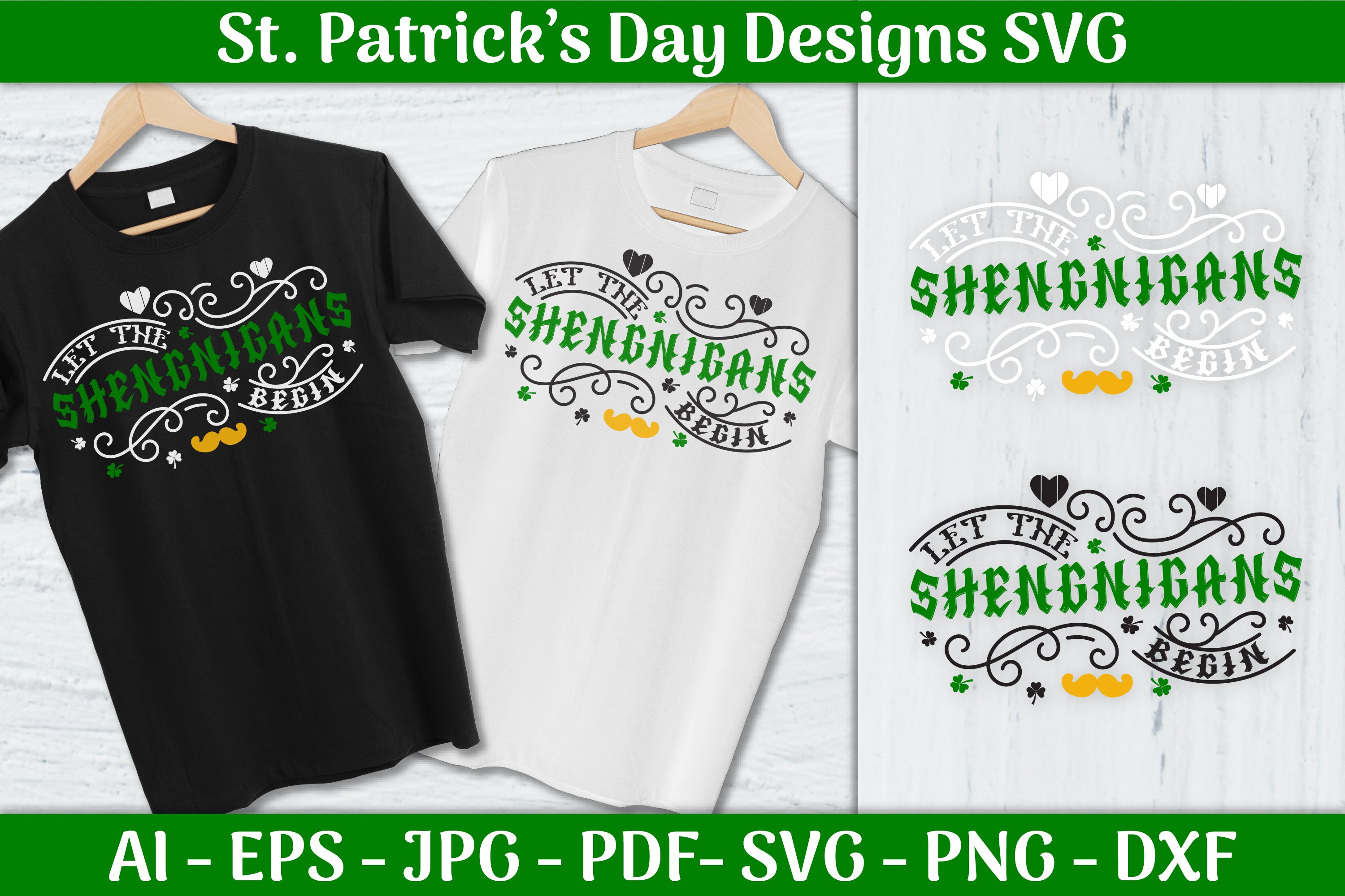 St. Patrick's Day Shenanigans SVG Bundle - CraftNest - Digital Crafting and Art