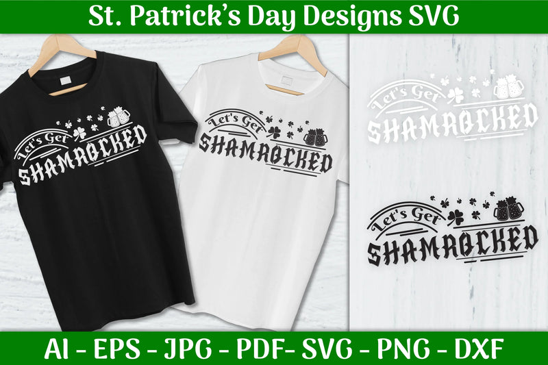 Let's Get Shamrocked St Patrick's Day SVG Bundle 23 - CraftNest - Digital Crafting and Art