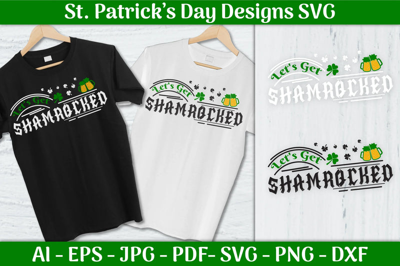 Let's Get Shamrocked St Patrick's Day SVG Bundle - CraftNest - Digital Crafting and Art