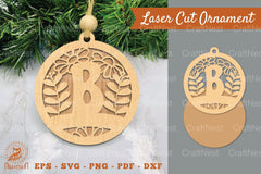 Letter B Laser Cut Ornament Clipart Bundle - CraftNest - Digital Crafting and Art