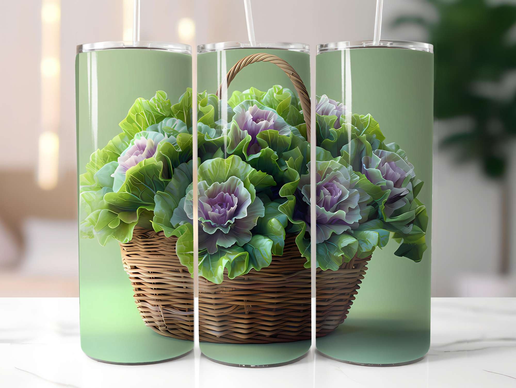 Lettuce 1 Tumbler Wrap - CraftNest - Digital Crafting and Art