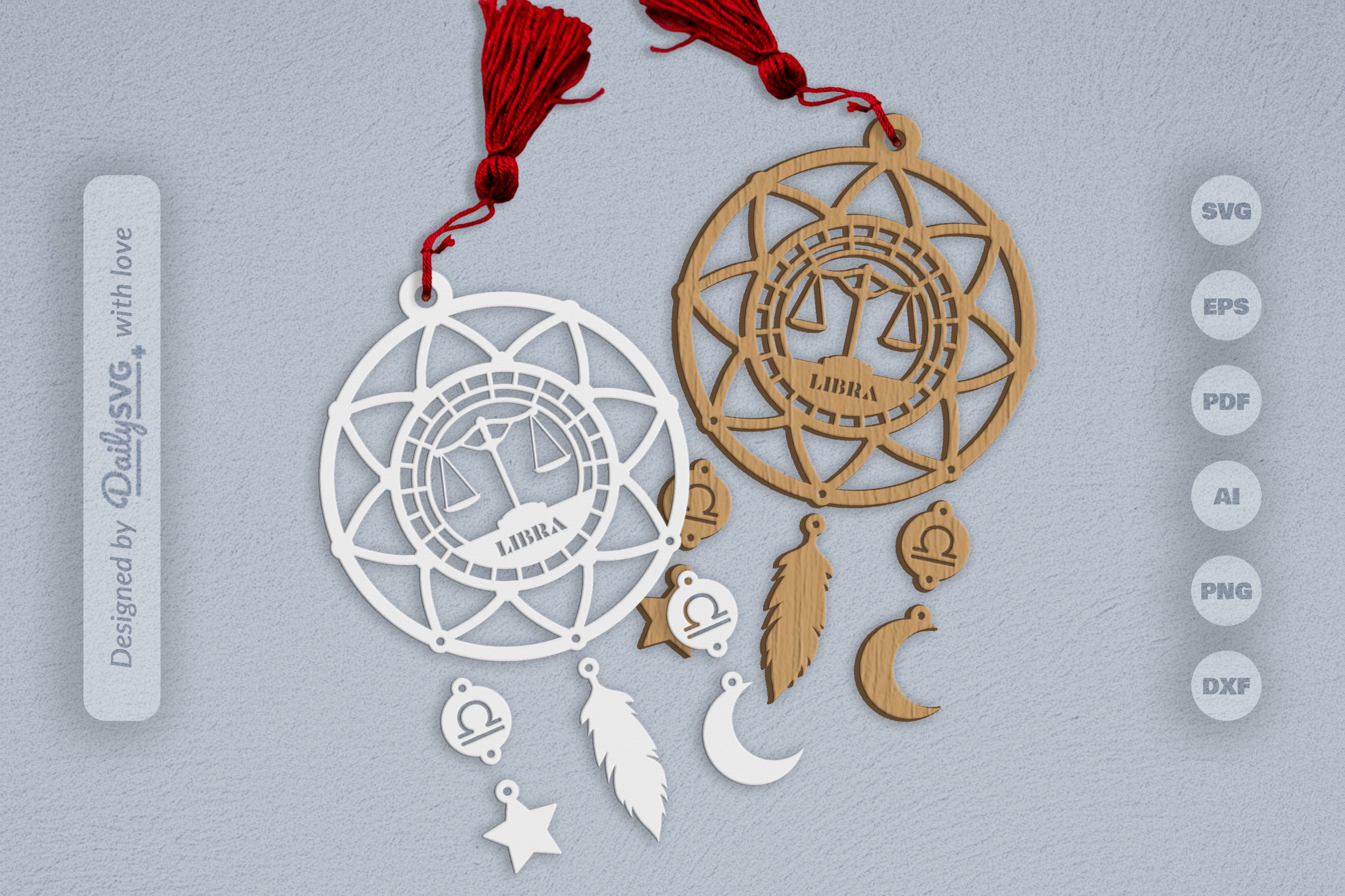 Libra Dream Catcher Set SVG Bundle 4