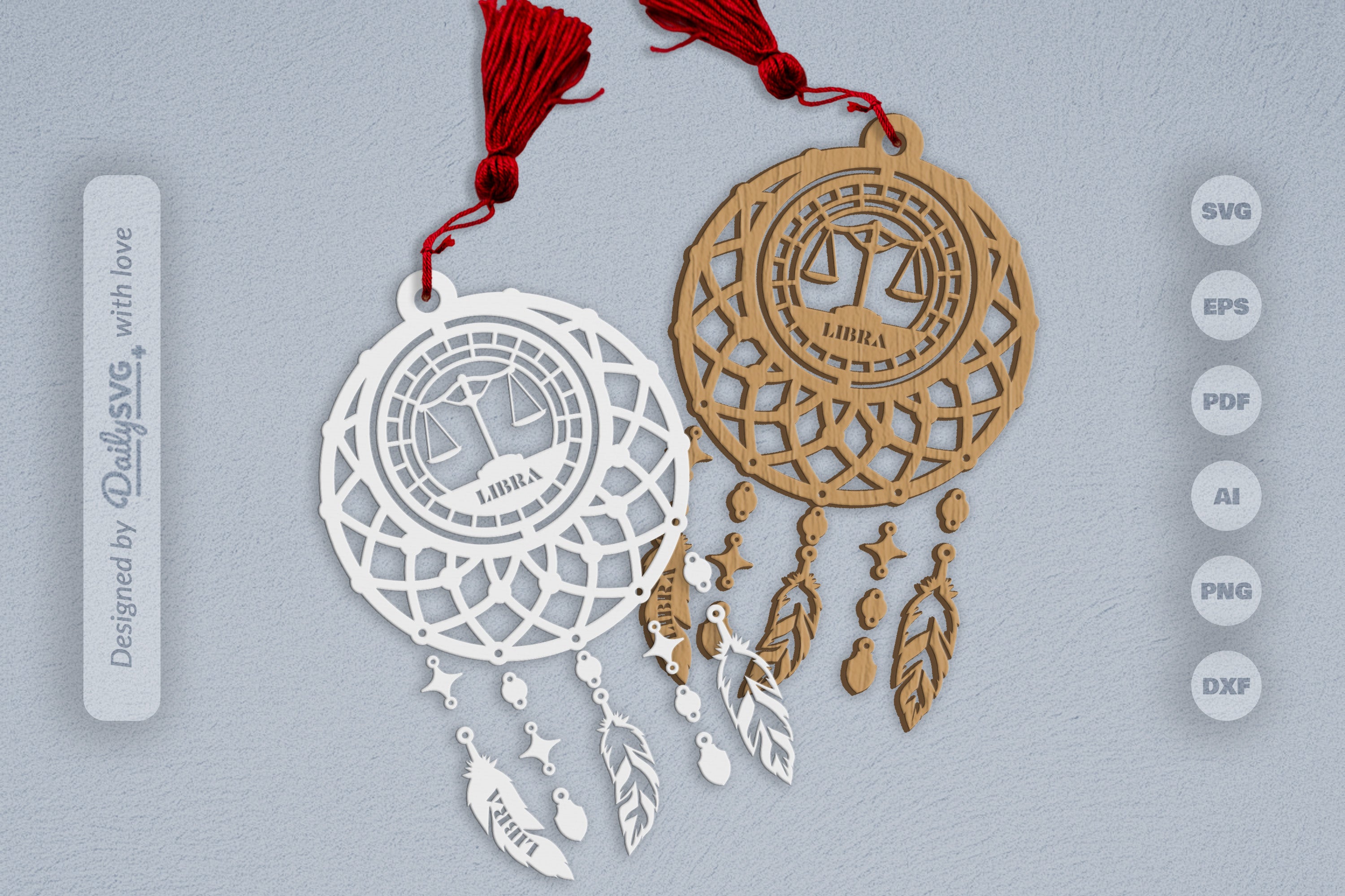 Libra Dream Catcher Set SVG Bundle 3