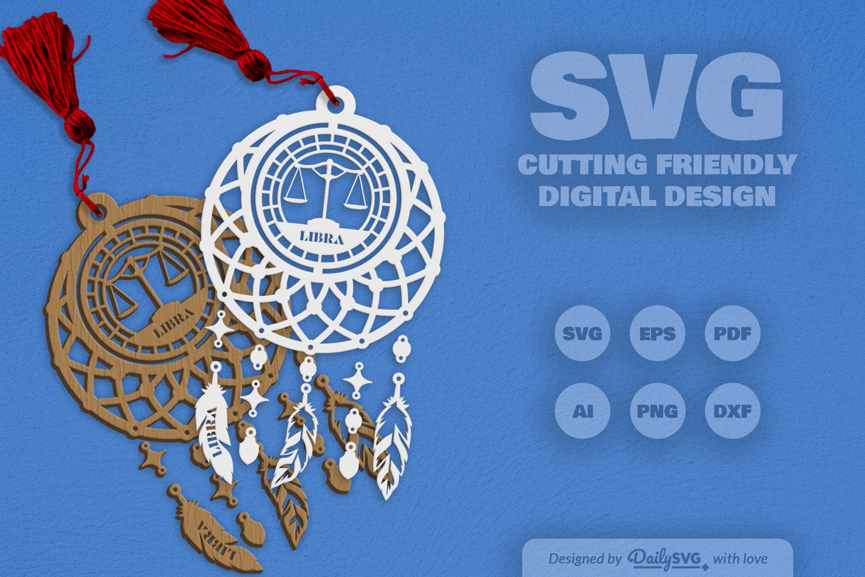 Libra Dream Catcher Set SVG Bundle 3