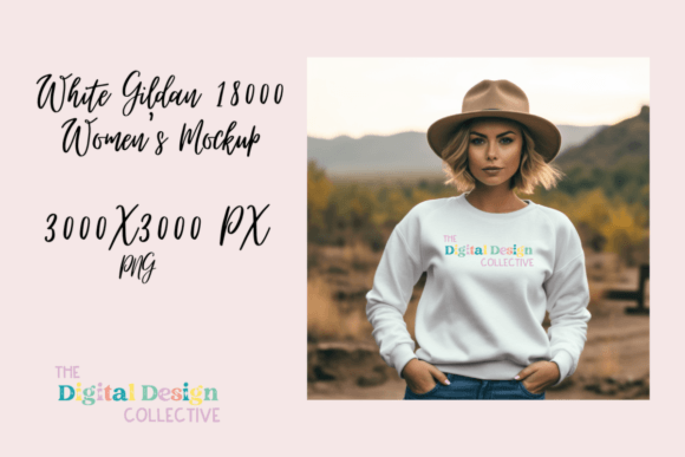Stylish Gildan 18000 Sweater Lifestyle Mockup