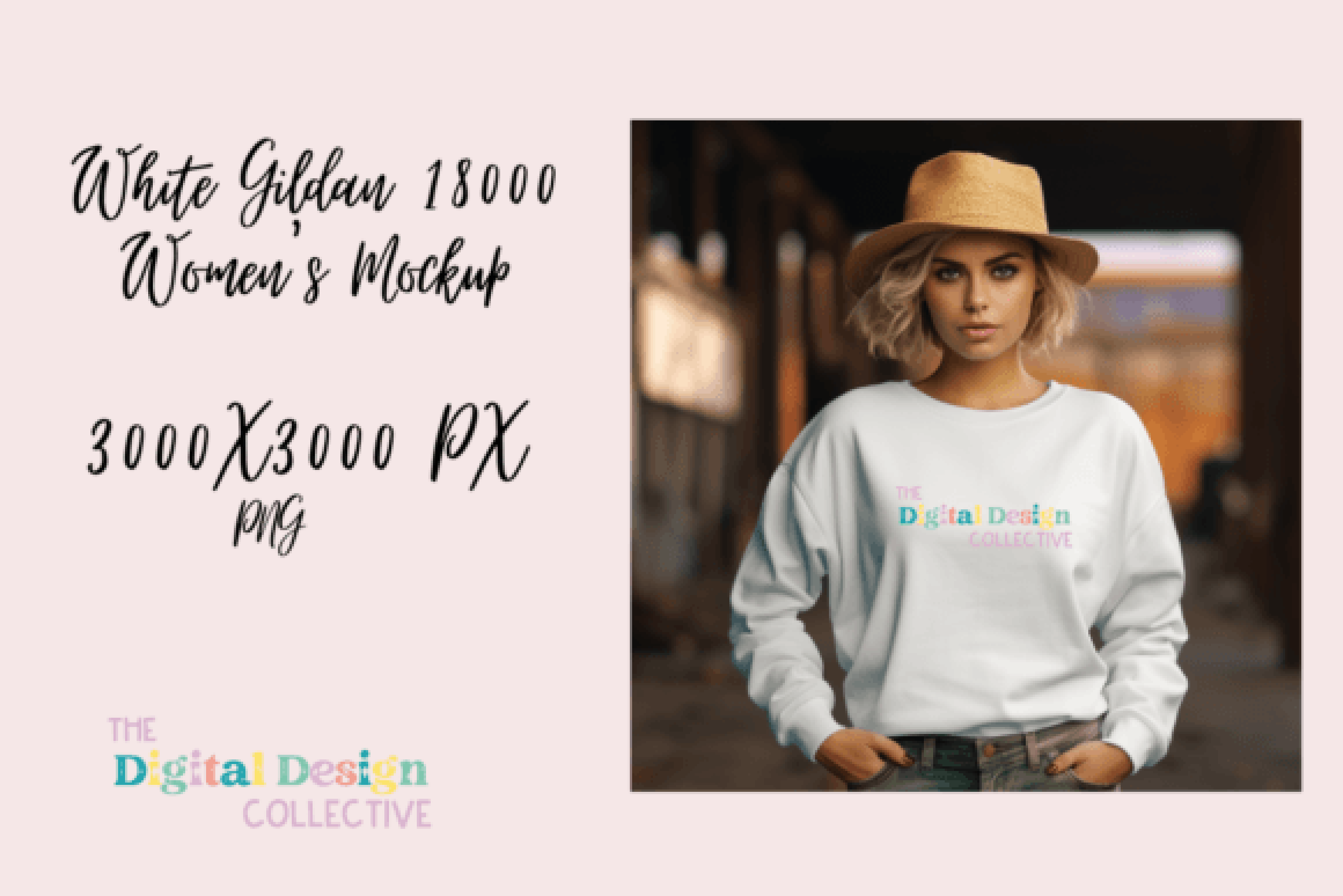 Stylish Gildan 18000 Sweater Lifestyle Mockup