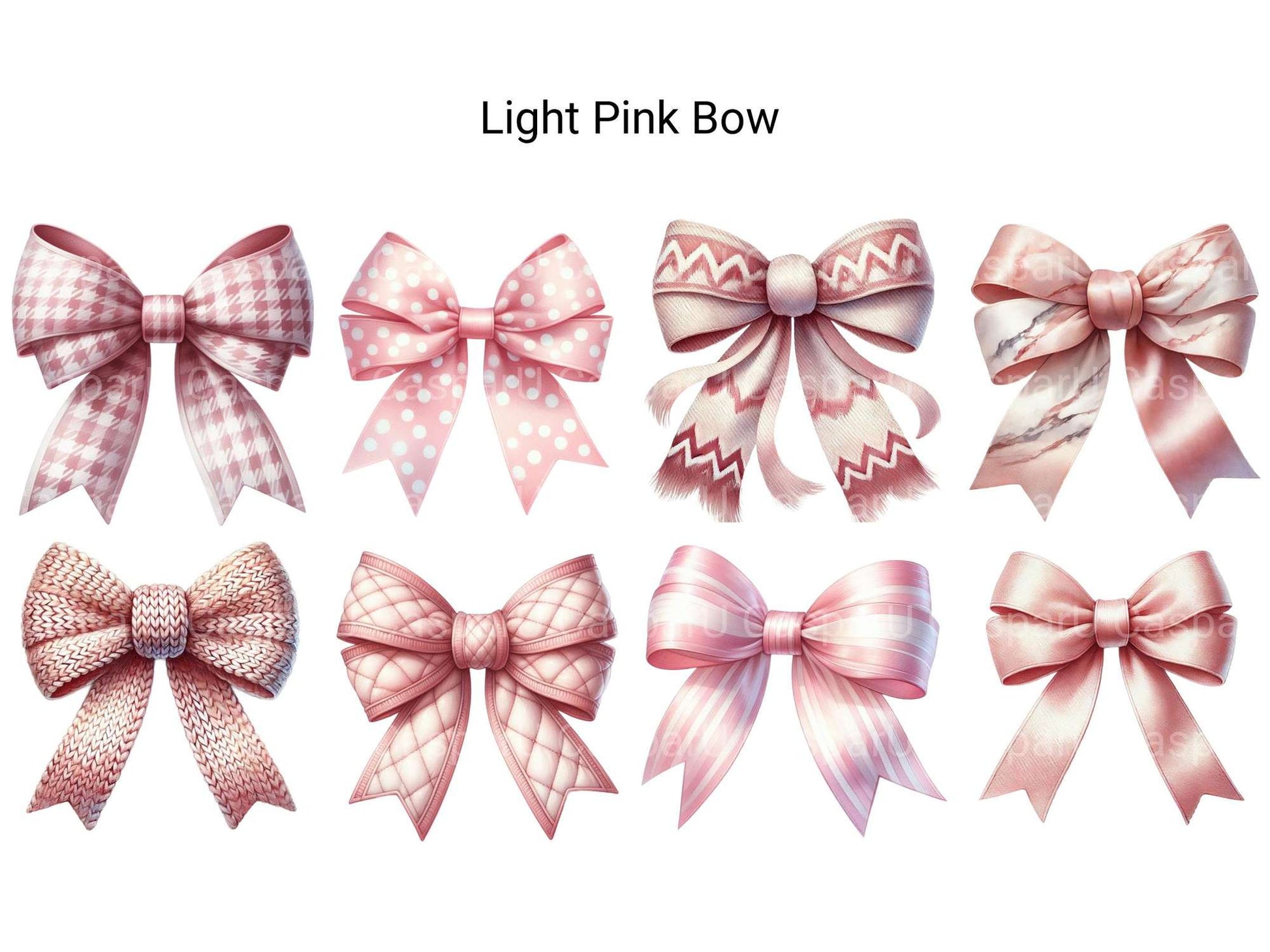 Light Pink Bow - CraftNest - Digital Crafting and Art