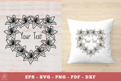 Lily Flowers Monogram Clipart Bundle - CraftNest - Digital Crafting and Art