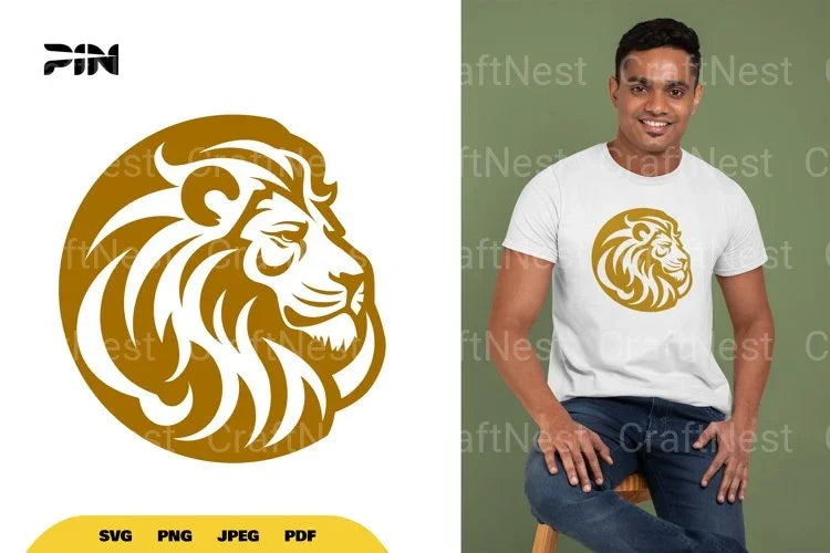 Lion Logo SVG Bundle - CraftNest - Digital Crafting and Art