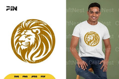 Lion Logo SVG Bundle - CraftNest - Digital Crafting and Art