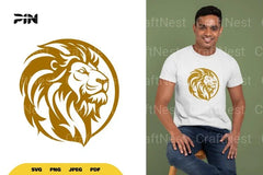 Lion Logo SVG Bundle - CraftNest - Digital Crafting and Art