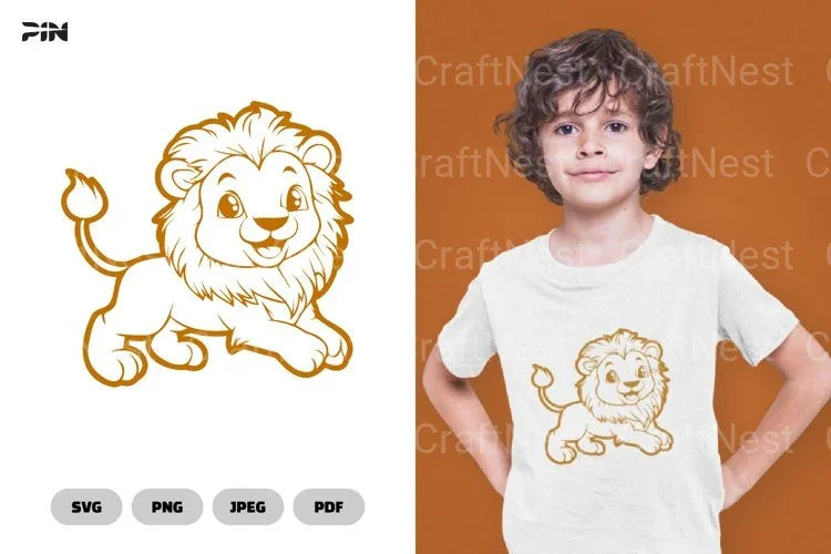Lion Cartoon Clipart Bundle - CraftNest - Digital Crafting and Art