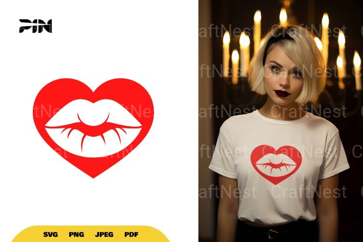 Lips SVG Bundle - CraftNest - Digital Crafting and Art