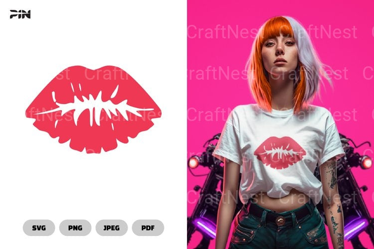 Lips Beauty SVG Bundle - CraftNest - Digital Crafting and Art