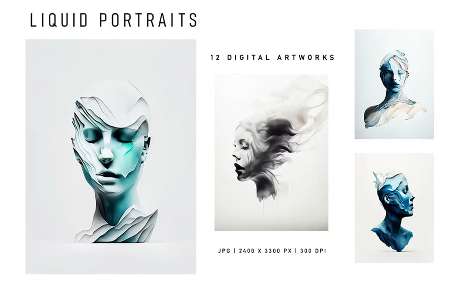 Liquid Portraits - Wall Art