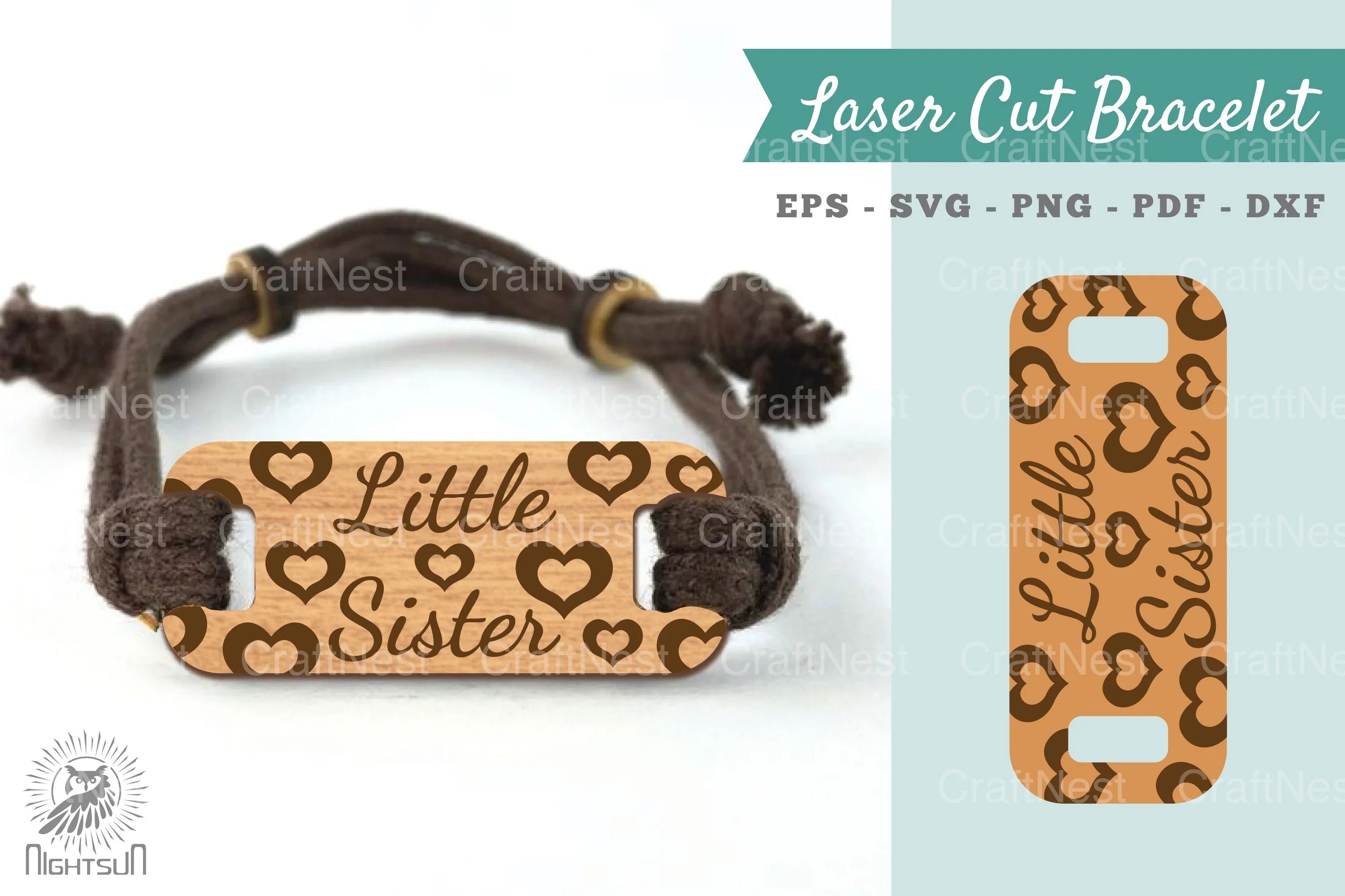 Little Sister Cut Bracelet Clipart Bundle - CraftNest - Digital Crafting and Art