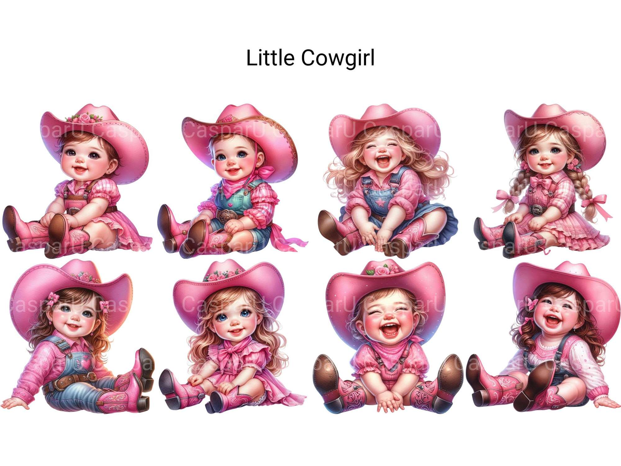 Little Cowgirl - CraftNest - Digital Crafting and Art