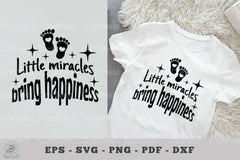 Little Miracles Baby Quotes Clipart Bundle - CraftNest - Digital Crafting and Art