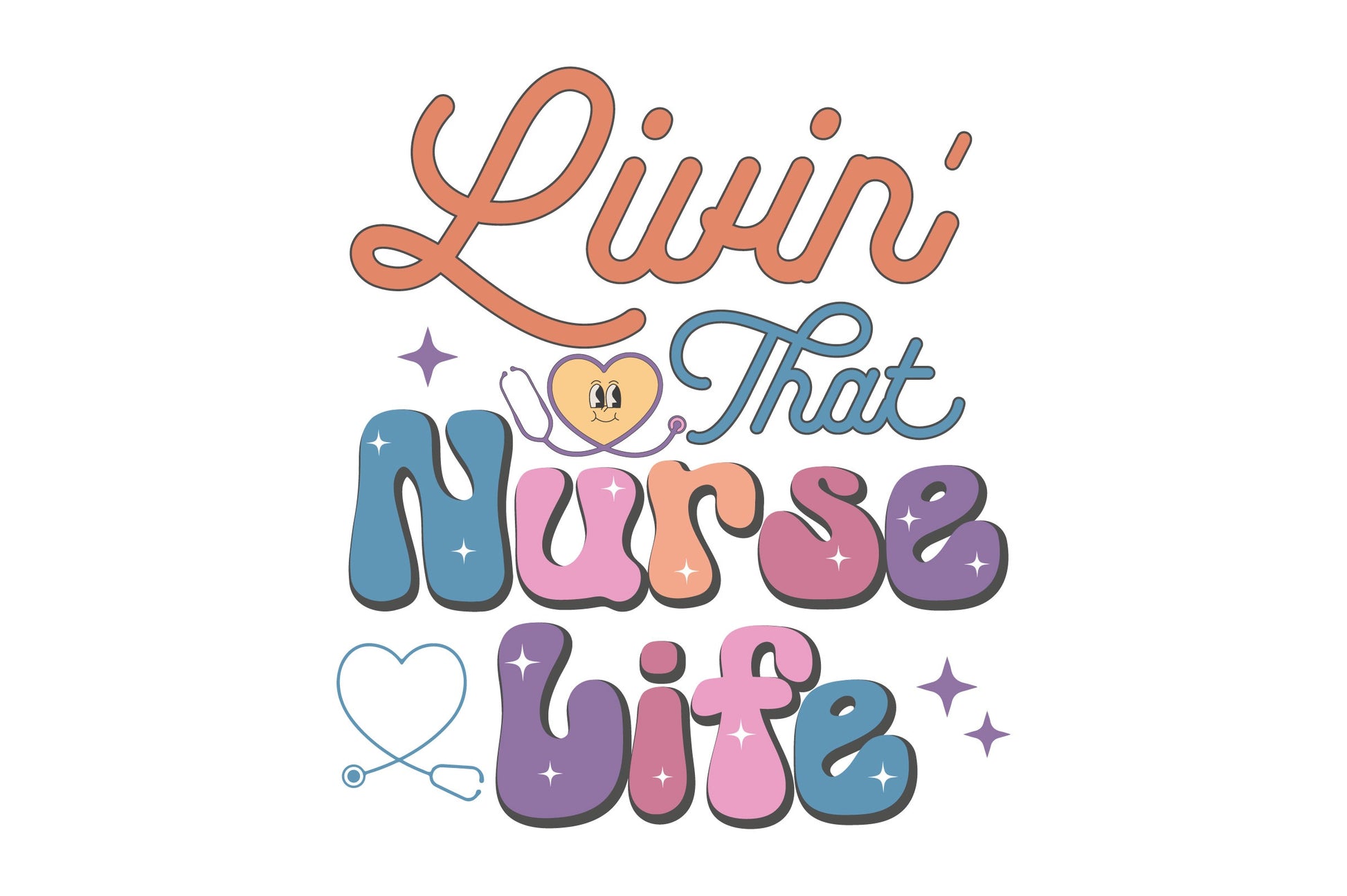 Livin That Nurse Life SVG Bundle - CraftNest - Digital Crafting and Art