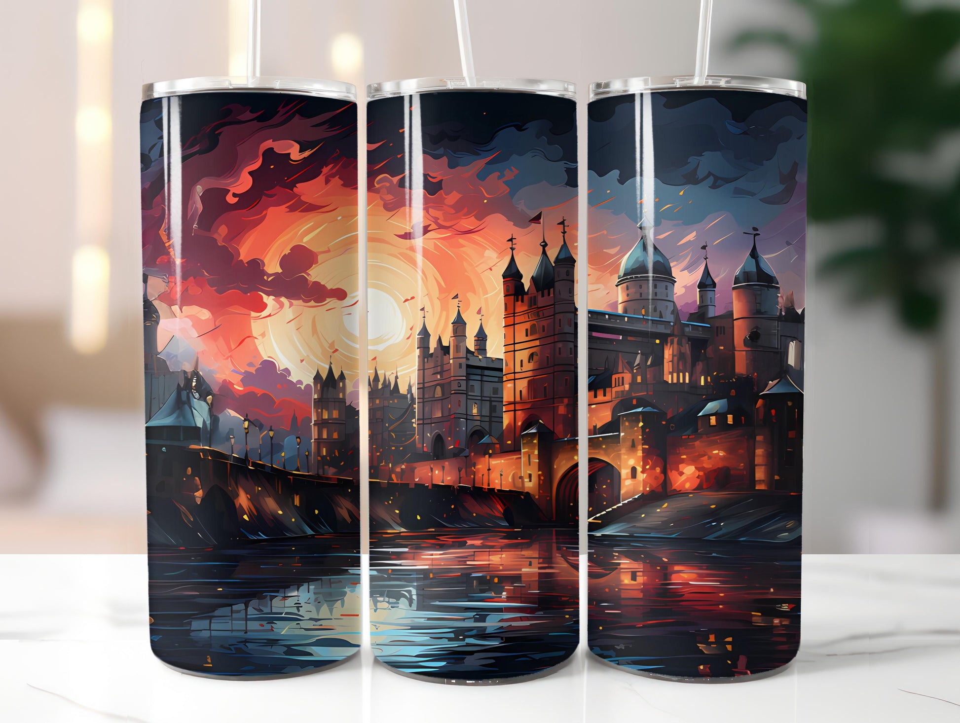 London England 3 Tumbler Wrap - CraftNest