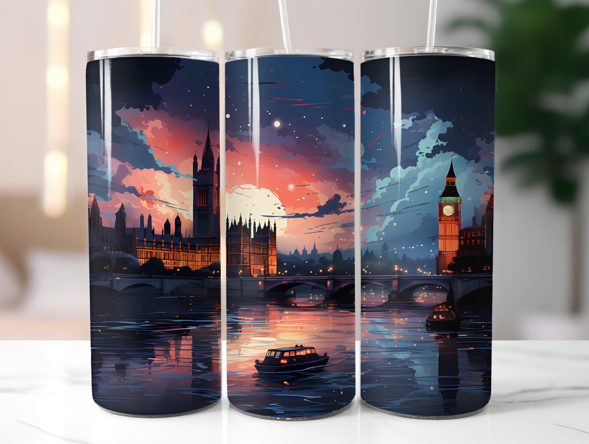 London England 3 Tumbler Wrap - CraftNest