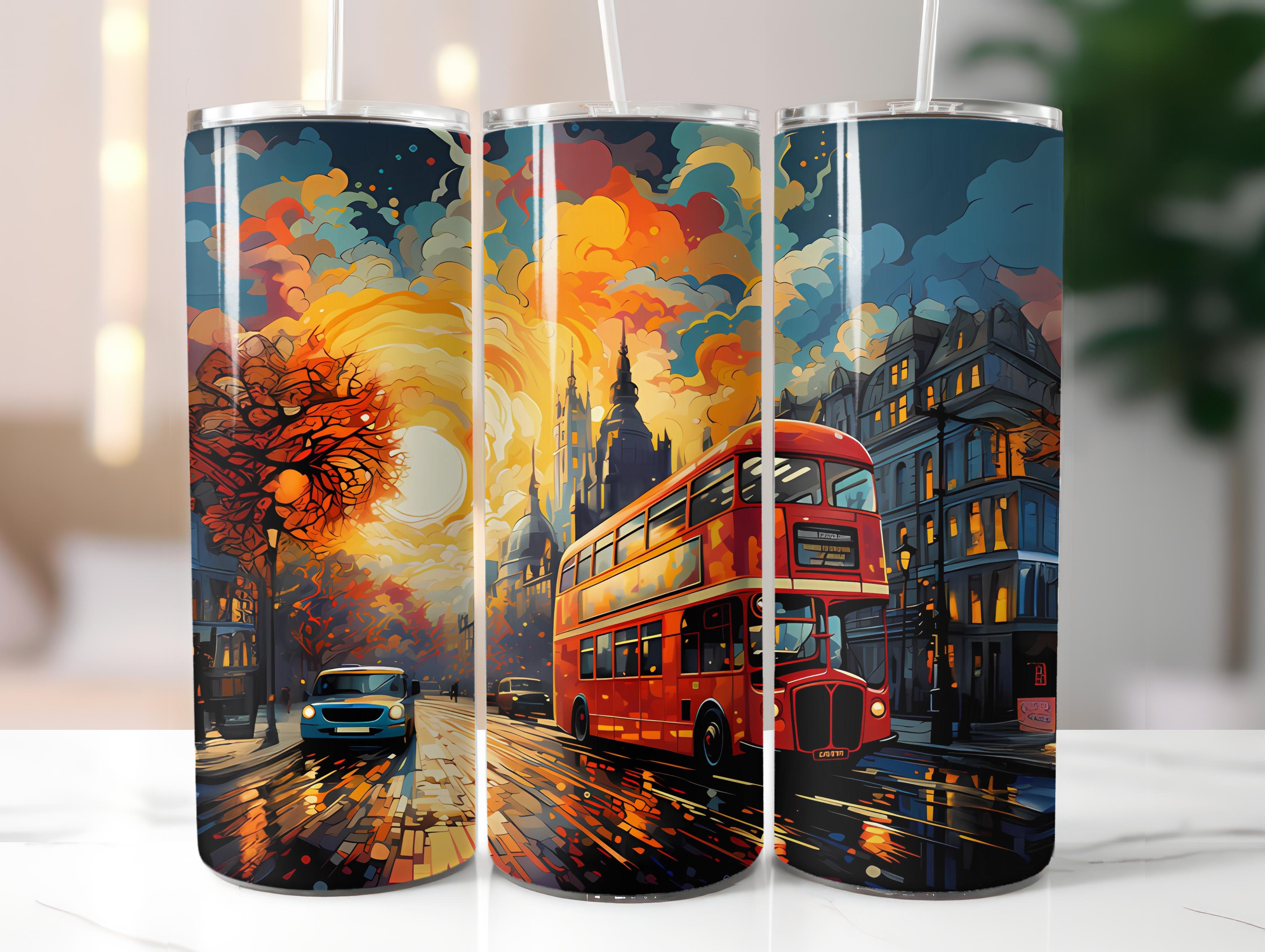 London England 3 Tumbler Wrap - CraftNest