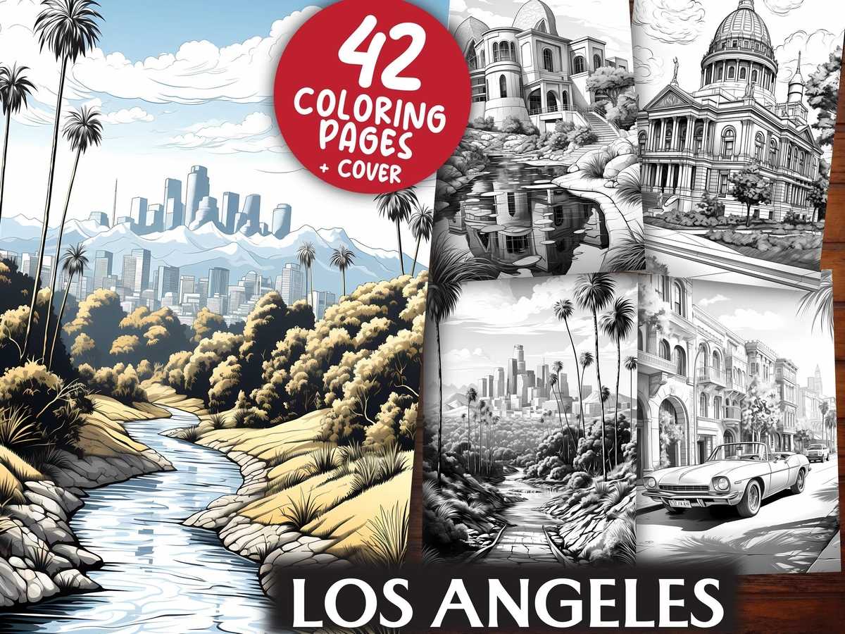 Los Angeles Coloring Books - CraftNest