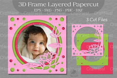 Lotus Flower 3D Frame Clipart Bundle - CraftNest - Digital Crafting and Art