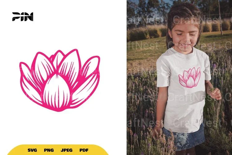 Lotus Nature SVG Bundle - CraftNest - Digital Crafting and Art