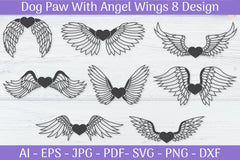 Angel Wings Love SVG Bundle - CraftNest - Digital Crafting and Art