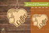 Love Coffee Laser Cut Ornament Clipart Bundle