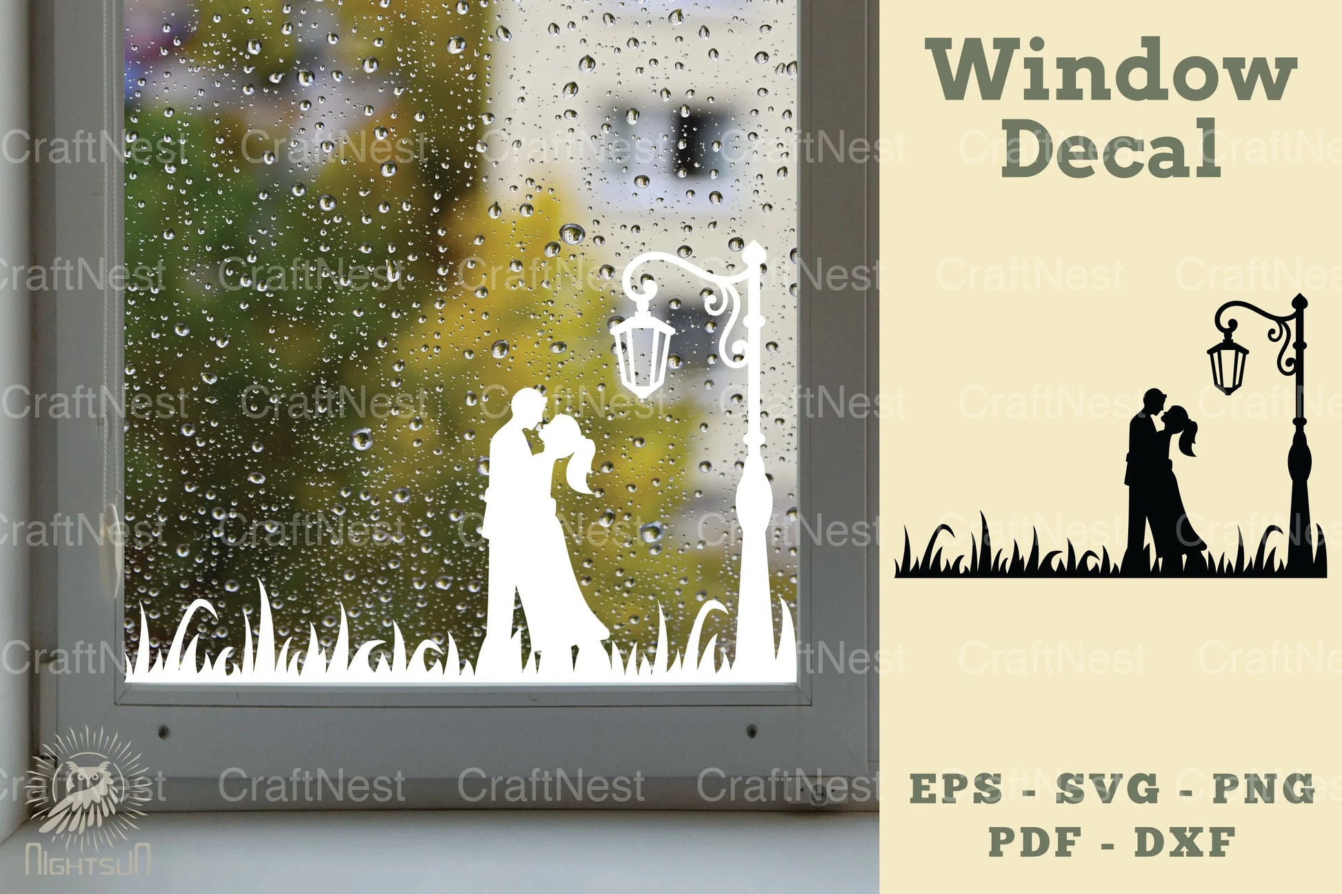 Love Couple Window Decal Clipart Bundle - CraftNest - Digital Crafting and Art