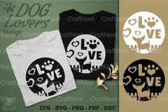 Love Dog Design SVG Quotes Clipart Bundle - CraftNest - Digital Crafting and Art