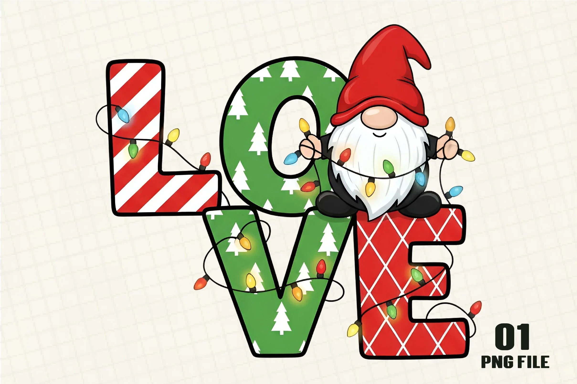 Love Gnome Christmas Clipart Bundle - CraftNest - Digital Crafting and Art