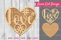Love Laser Cut Decoration Clipart Bundle - CraftNest - Digital Crafting and Art