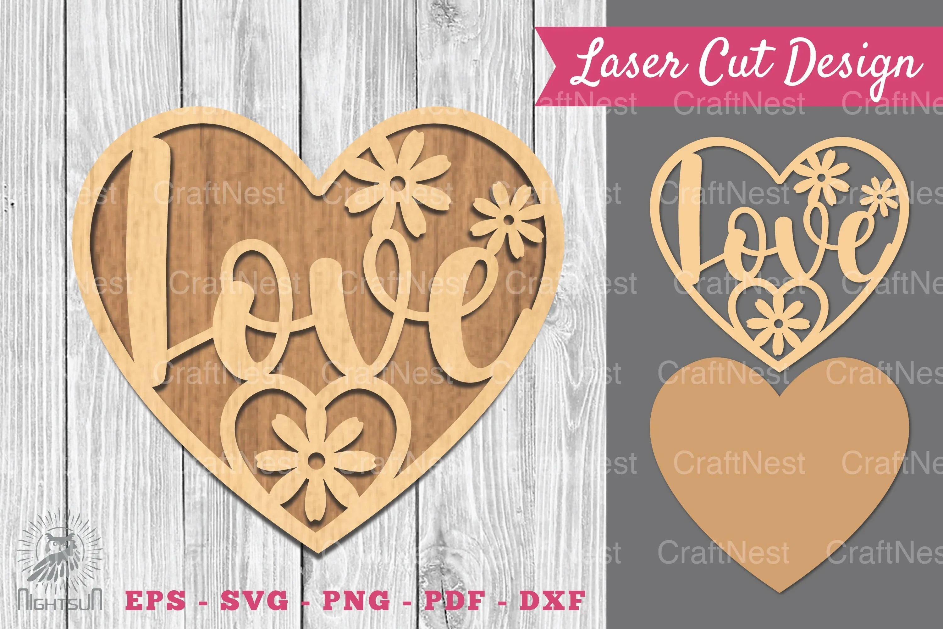 Love Laser Cut Decoration Clipart Bundle - CraftNest - Digital Crafting and Art