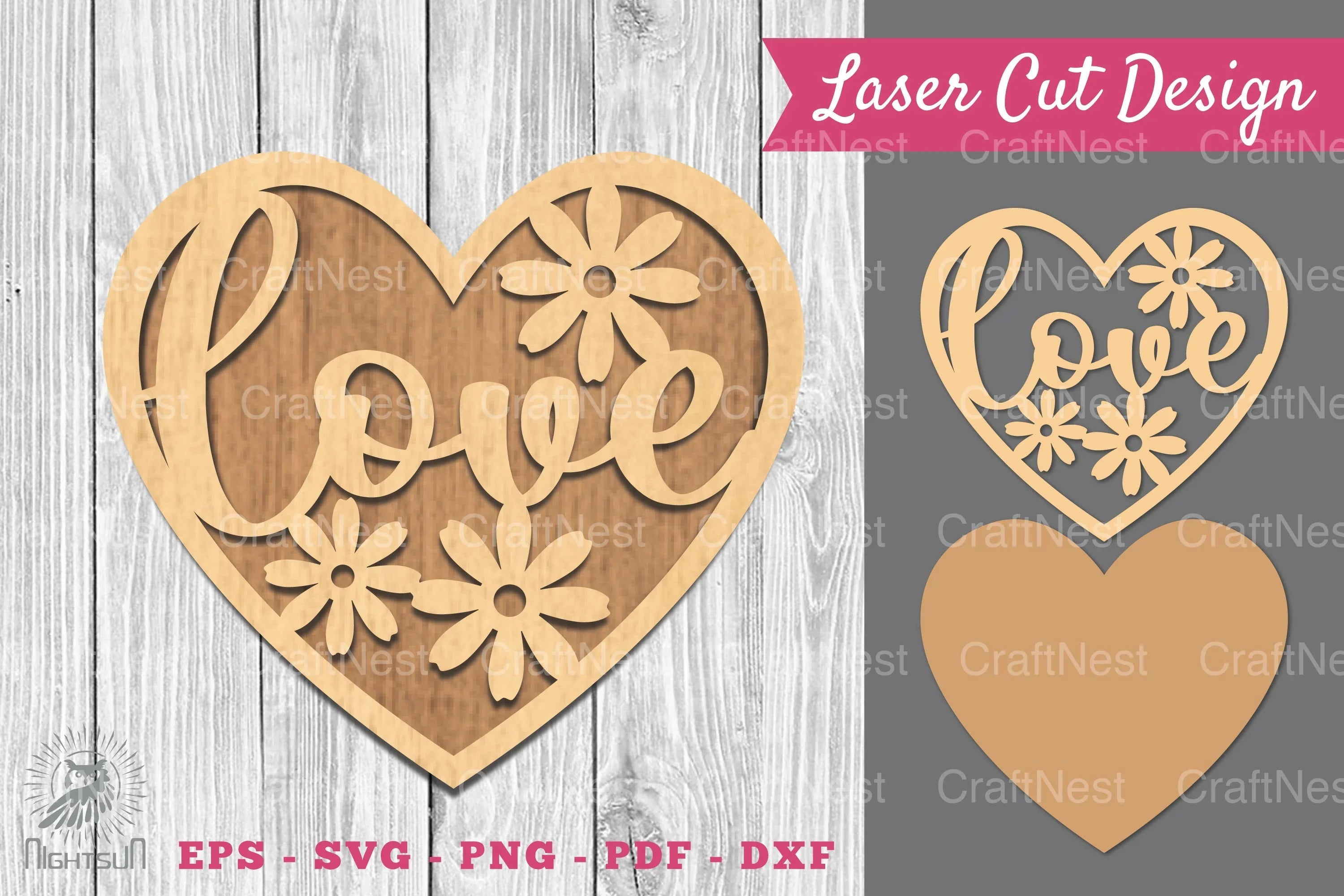 Love Laser Cut Decoration Clipart Bundle - CraftNest - Digital Crafting and Art