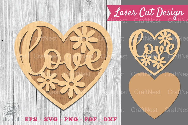 Love Laser Cut Decoration Clipart Bundle - CraftNest - Digital Crafting and Art