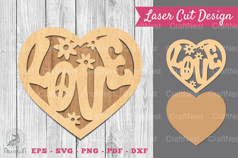 Love Laser Cut Decoration Clipart Bundle - CraftNest - Digital Crafting and Art