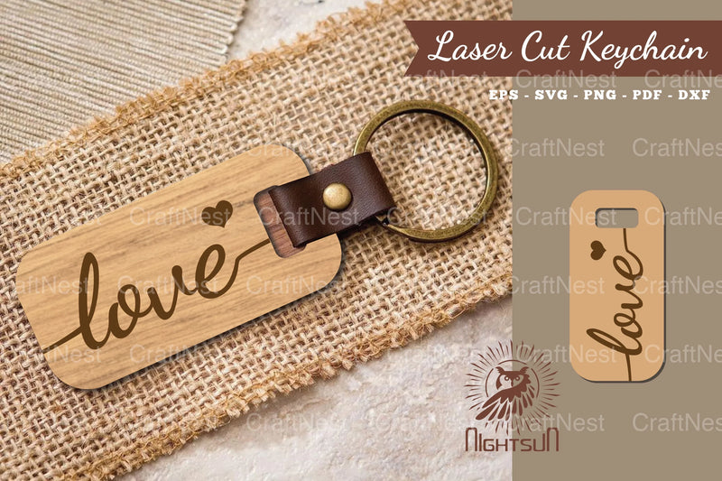 5150 Love Laser Cut Keychain Design Bundle - CraftNest - Digital Crafting and Art