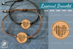 Love Pattern Lasercut Bracelet Design Bundle - CraftNest - Digital Crafting and Art