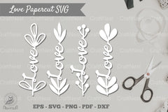 Love Plant Papercut SVG Bundle - CraftNest - Digital Crafting and Art