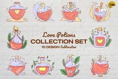 Love Potions Clipart Bundle - CraftNest - Digital Crafting and Art