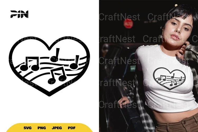 Love and Music SVG Bundle - CraftNest - Digital Crafting and Art