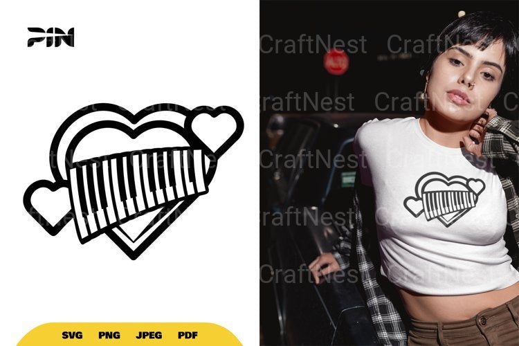 Love and Music SVG Bundle - CraftNest - Digital Crafting and Art