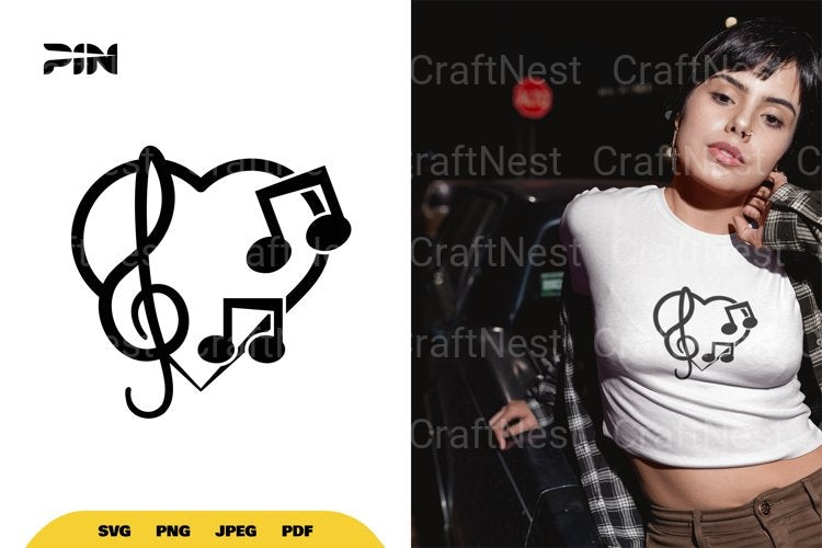 Love and Music SVG Bundle - CraftNest - Digital Crafting and Art