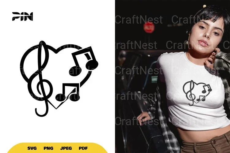 Love and Music SVG Bundle - CraftNest - Digital Crafting and Art